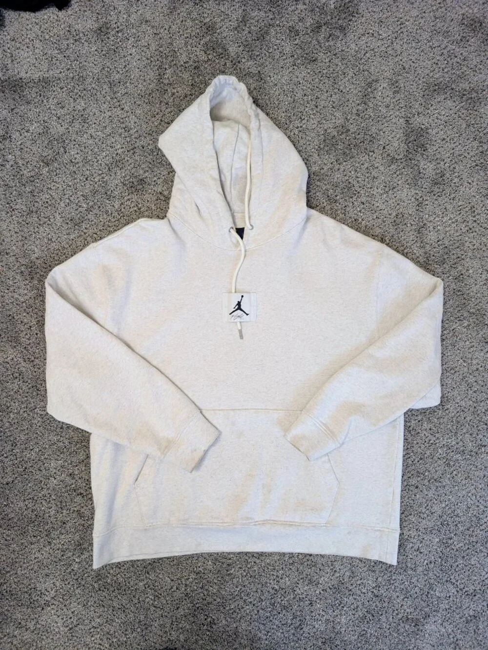 Nike Air Jordan Flight Hoody Light Grey Color Size XL